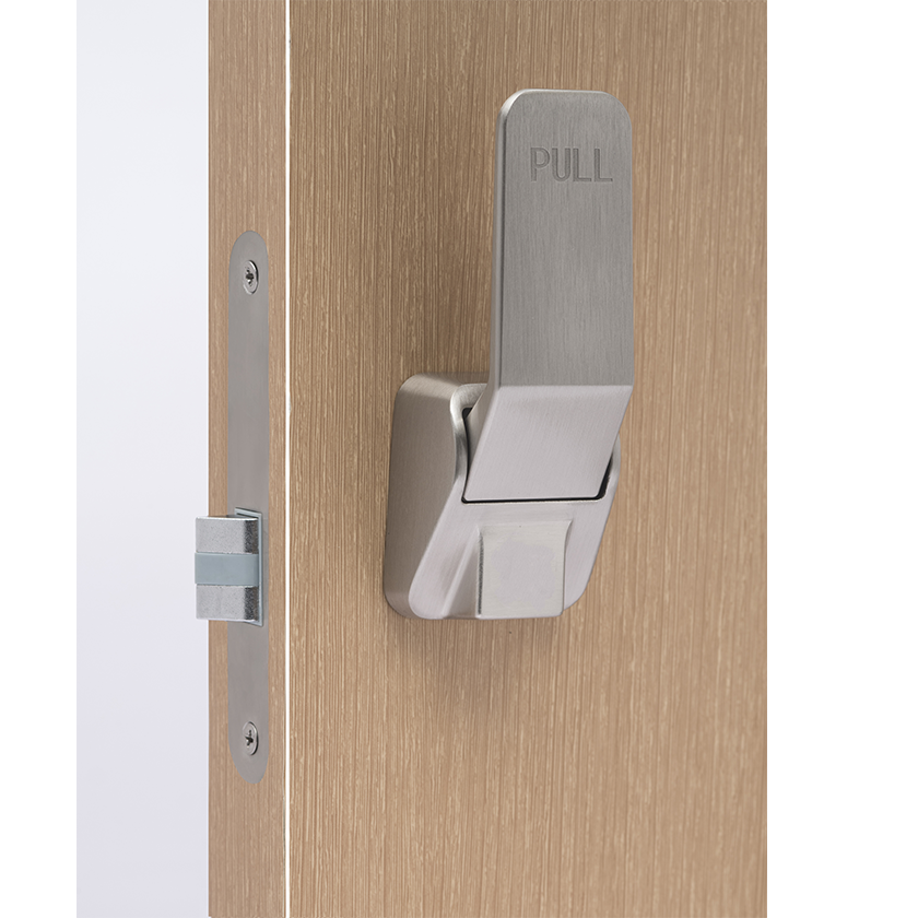 High standard interior passage door lock no key on hospital wood door