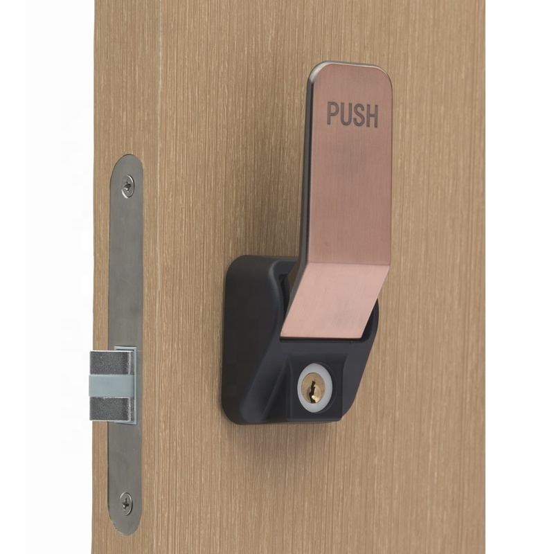 Manufacturer two way double sided door handle security room wood lock