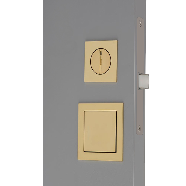 Popular Wooden Door Lock  Minimalist Concealed Flush Push  Latch Silent Bedroom  Door Lock