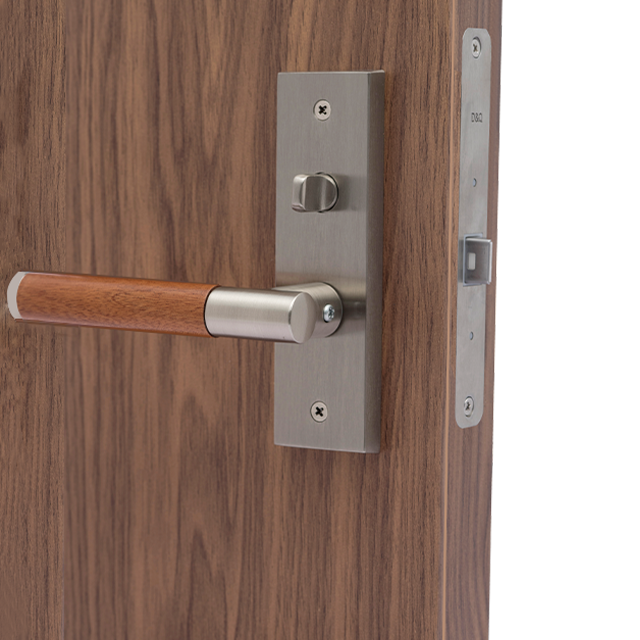 Top Quality Manual Door Lock with Key Modern Wooden Door Lock Nickel Mortise Lock Handle