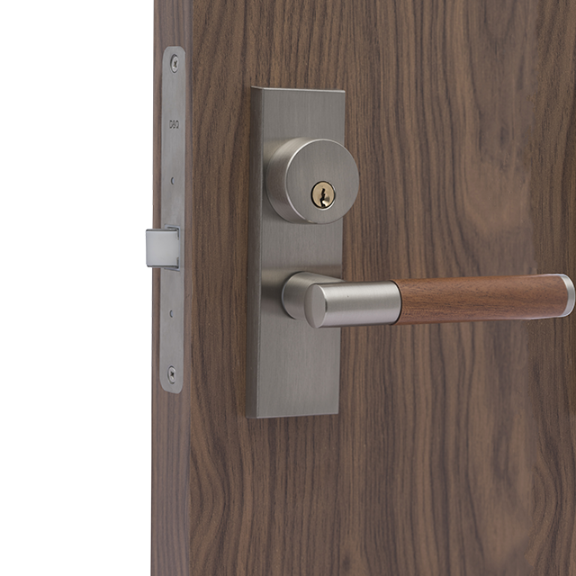 Top Quality Manual Door Lock with Key Modern Wooden Door Lock Nickel Mortise Lock Handle