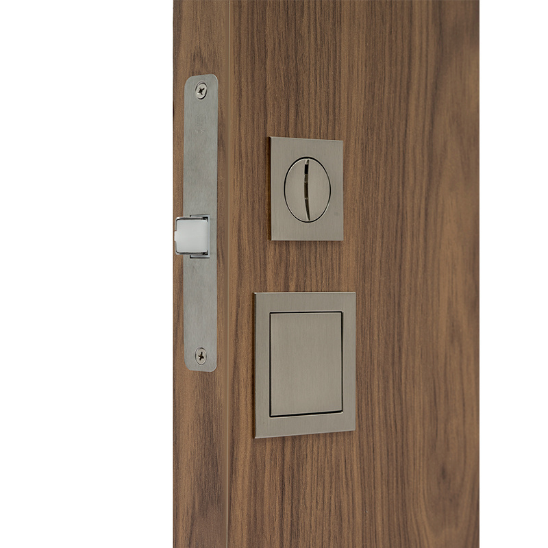 Popular Wooden Door Lock  Minimalist Concealed Flush Push  Latch Silent Bedroom  Door Lock