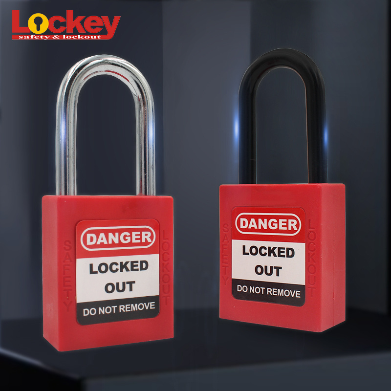 Security 25mm,38mm,76mm Shackle Pad locks Loto ABS Lockout Devices Safety Padlock