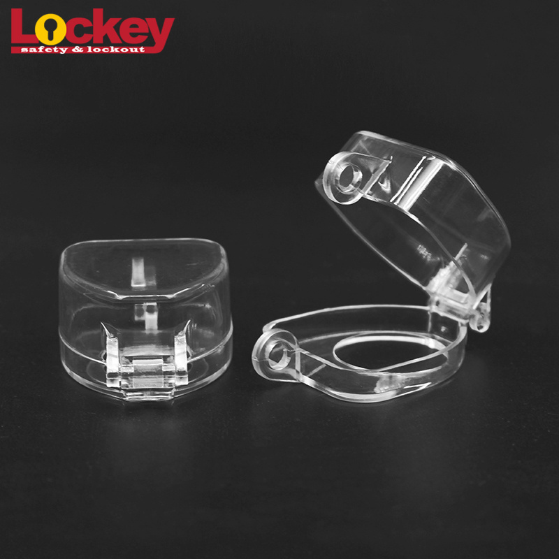 Transparent PC Plastic Emergency Stop Lockout 22.5mm Push Button Switch Cover Electric Equipment Lock out