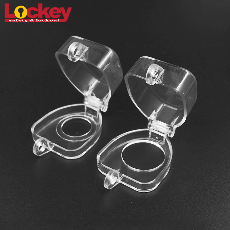 Transparent PC Plastic Emergency Stop Lockout 22.5mm Push Button Switch Cover Electric Equipment Lock out