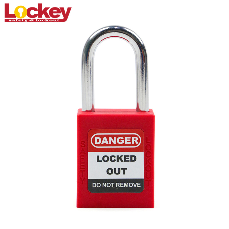 38mm Stainless Steel Shackle Industrial Safety Lockout Tagout Padlock