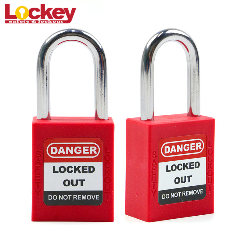 38mm Stainless Steel Shackle Industrial Safety Lockout Tagout Padlock