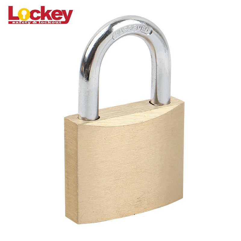 Pad Locks Custom 20mm 30mm 40mm Steel Shackle Safety Brass Padlock with Master Key