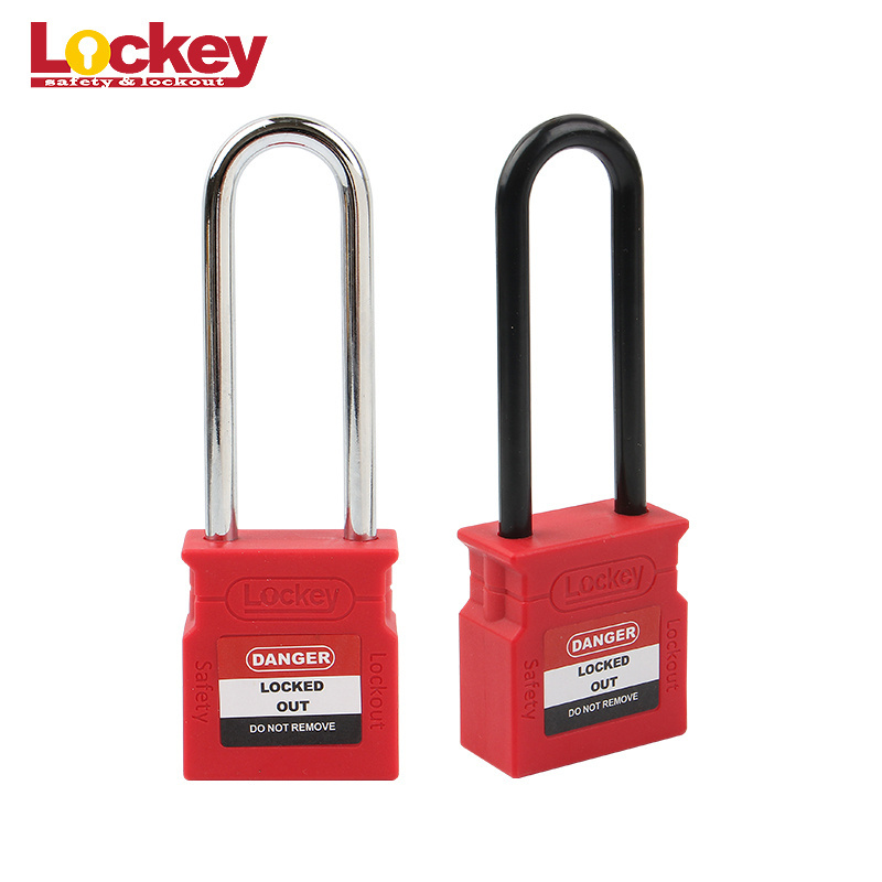 76mm Wide Type Plastic Safety Padlock Lockout with Same Key with Different Key