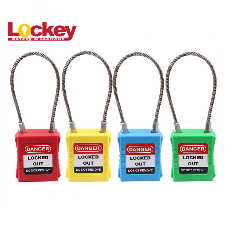 KA KD 175mm Length Steel Cable Shackle Safety Padlock