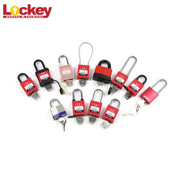 Lockey Good Price OEM Master Key Electric The Steel Plastic Nylon Safety Pad Lock