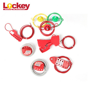 Lockey High Security Adjustable Steel Master Cable Loto Lockout Cable Locks Device