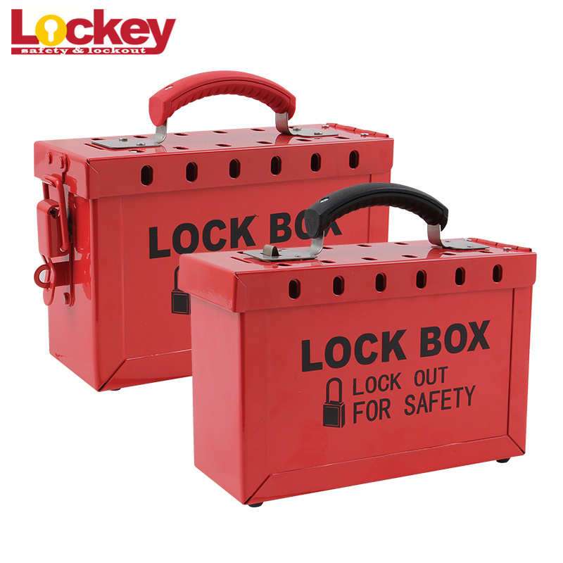 Combination Safety Lockout Box,Portable Group Loto Lock Box Key,Tagout Box Lock out