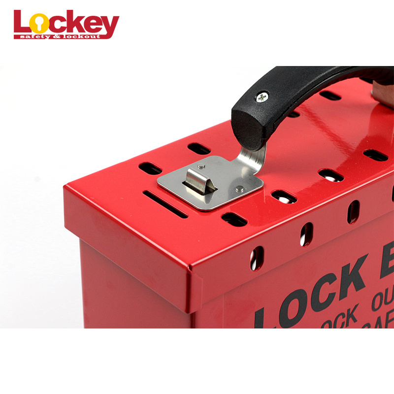 Combination Safety Lockout Box,Portable Group Loto Lock Box Key,Tagout Box Lock out