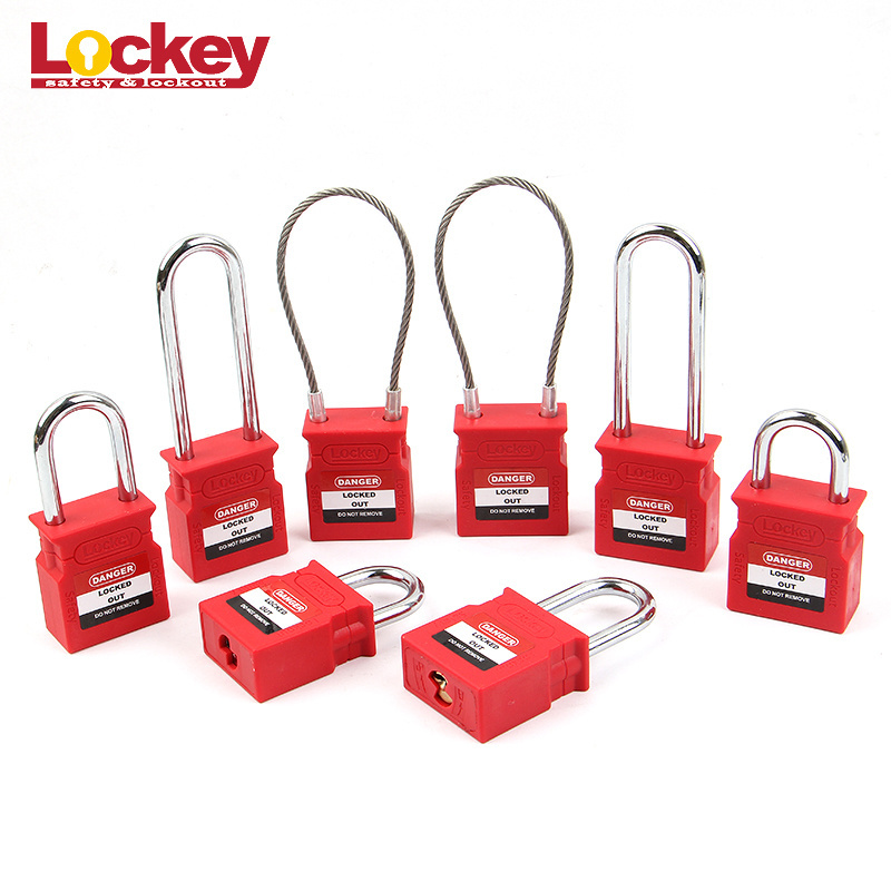 ABS Lockout Safety Small Medium Large Size Padlock With Master Key