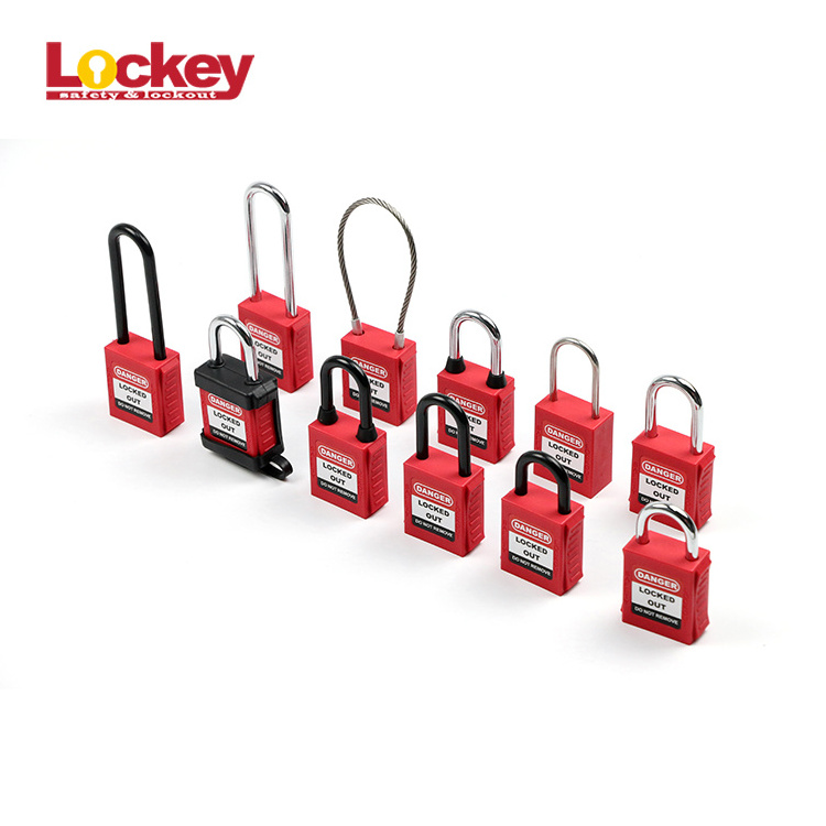 ABS Lockout Safety Small Medium Large Size Padlock With Master Key