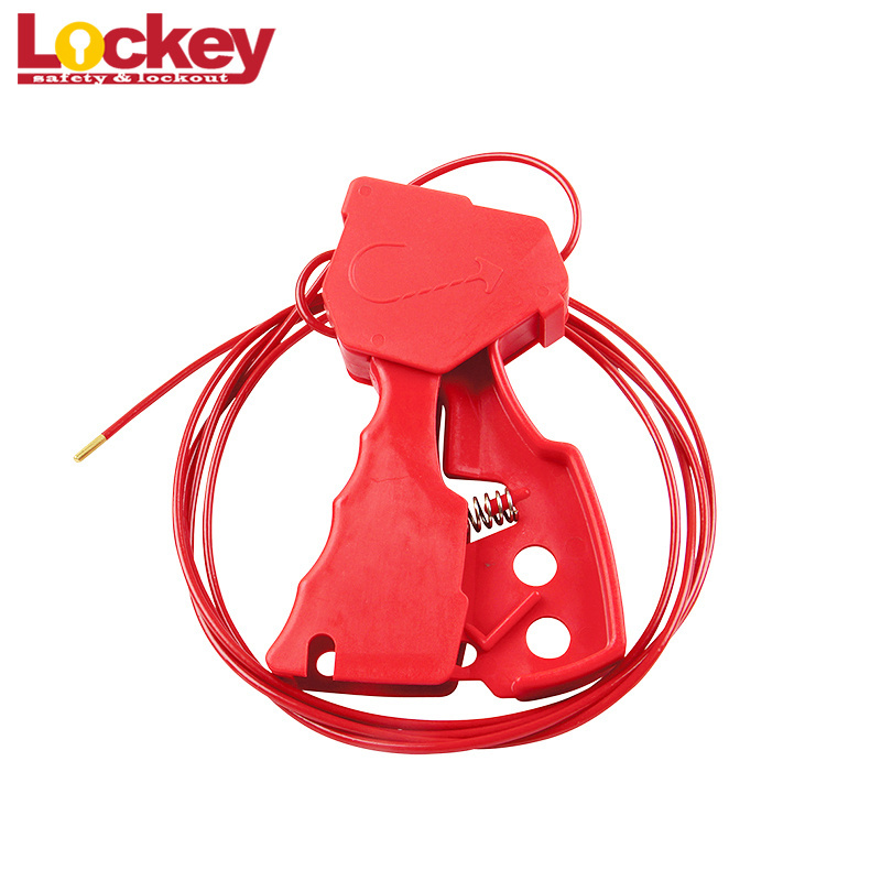 Adjustable Cable Lockout Wire Lock,Multipurpose Loto Cable Lockout ABS,Design 2m Wire Cable Lockout