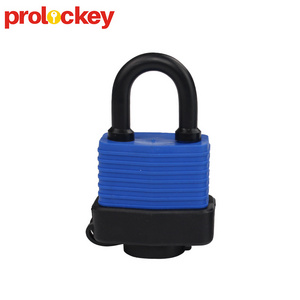 Customizable ABS Shell Color Rubber Cover Waterproof Laminated Safety Padlock