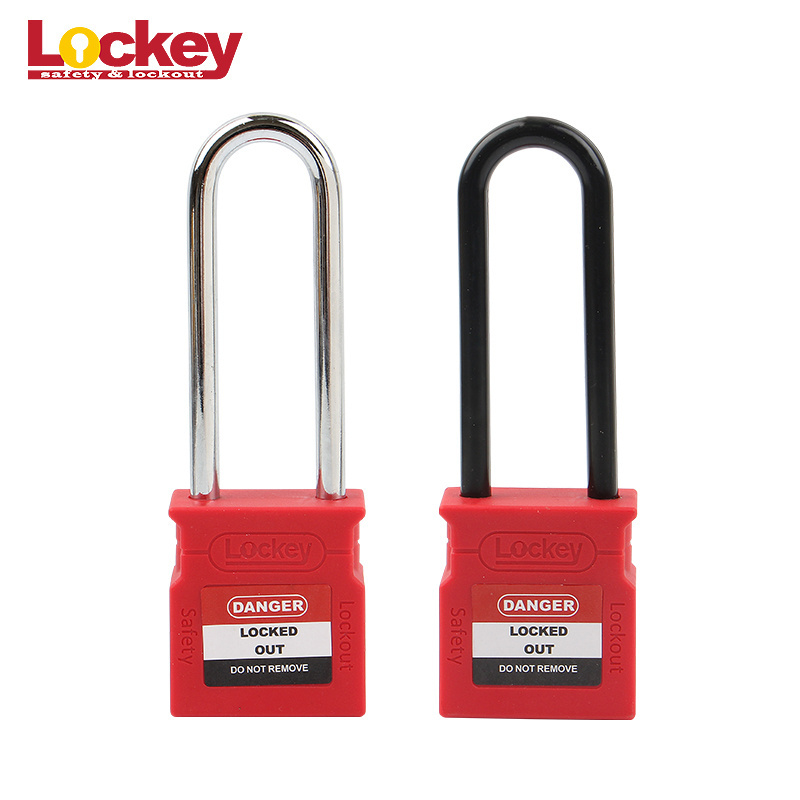 76mm Wide Type Plastic Safety Padlock Lockout with Same Key with Different Key