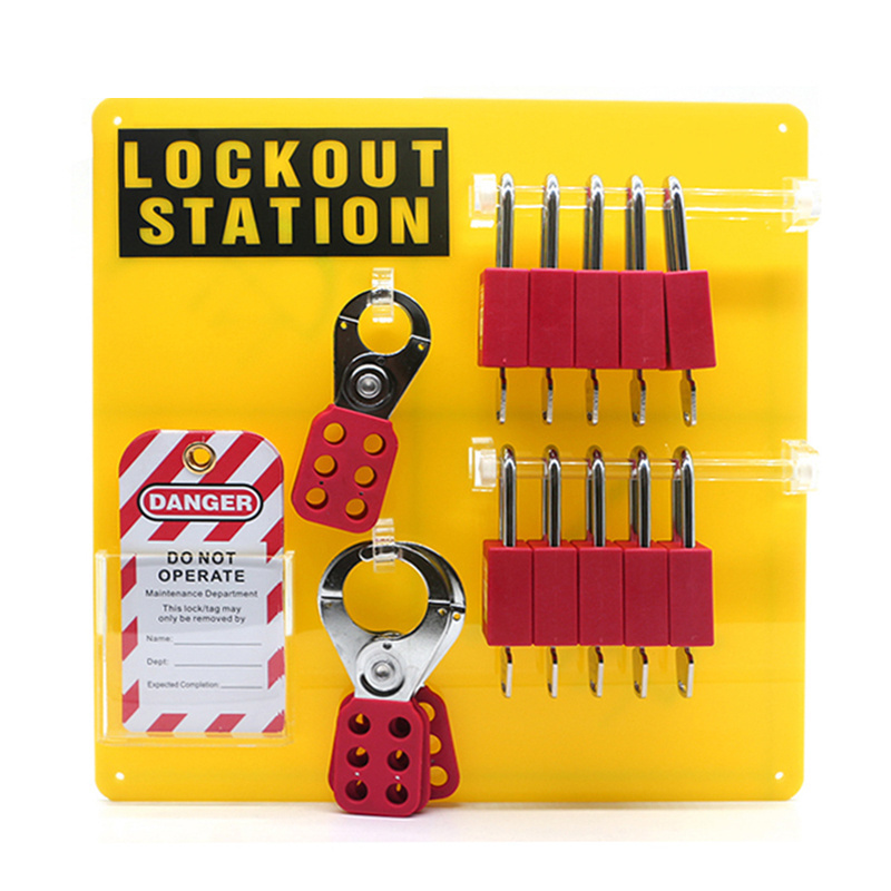 20 Lock Padlock Station Electrician Kits,Combination Loto Lockout Station Boards Kit