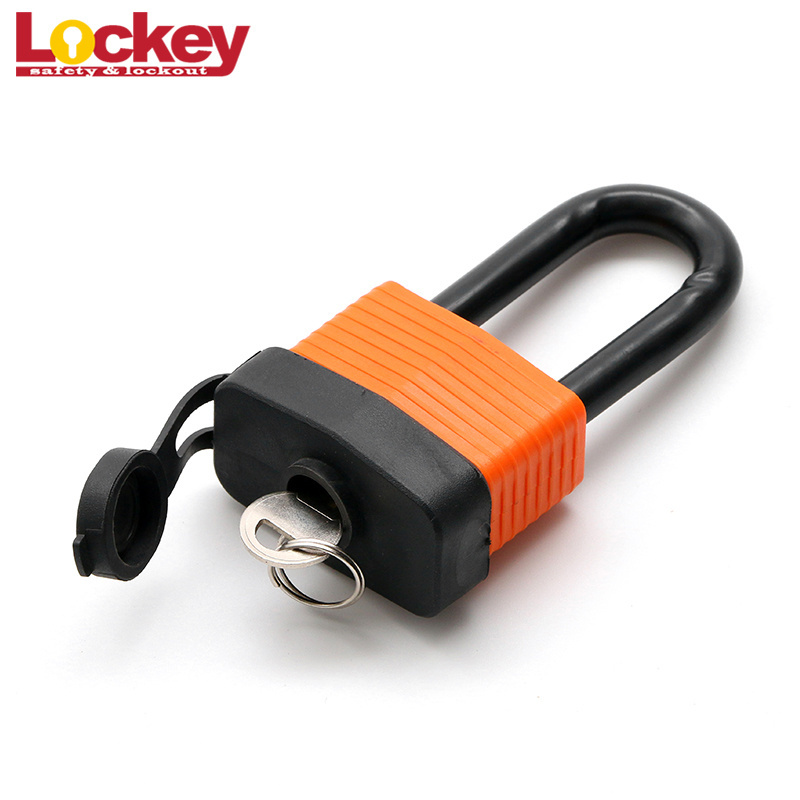 High Strength Waterproof 43mm Shackle Length Laminated Padlock Long Shackle Keyed Alike