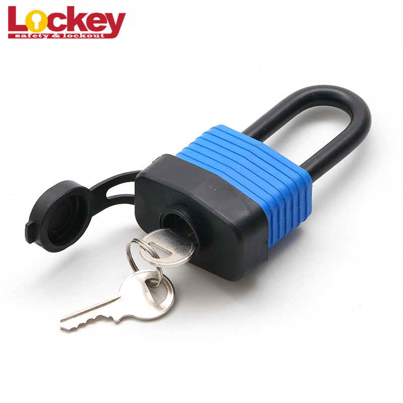 High Strength Waterproof 43mm Shackle Length Laminated Padlock Long Shackle Keyed Alike