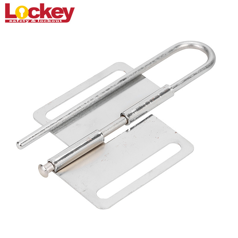 Metal 4 Padlock Interlocking Butterfly Tamper Steel Heavy Duty Lockout Hasp Tagout