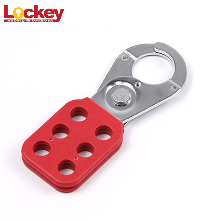 Best Quality Safety Steel Lockout Hasp PA Coated 6 Locks Devices