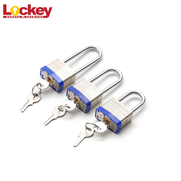 Master Industrial Safety Products Metal Iron Heavy Duty Laminated Steel Lock Loto Waterproof Laminated Padlock