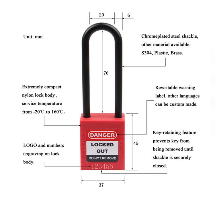 Master wholesale keyed alike mini safety plastic padlock with master key