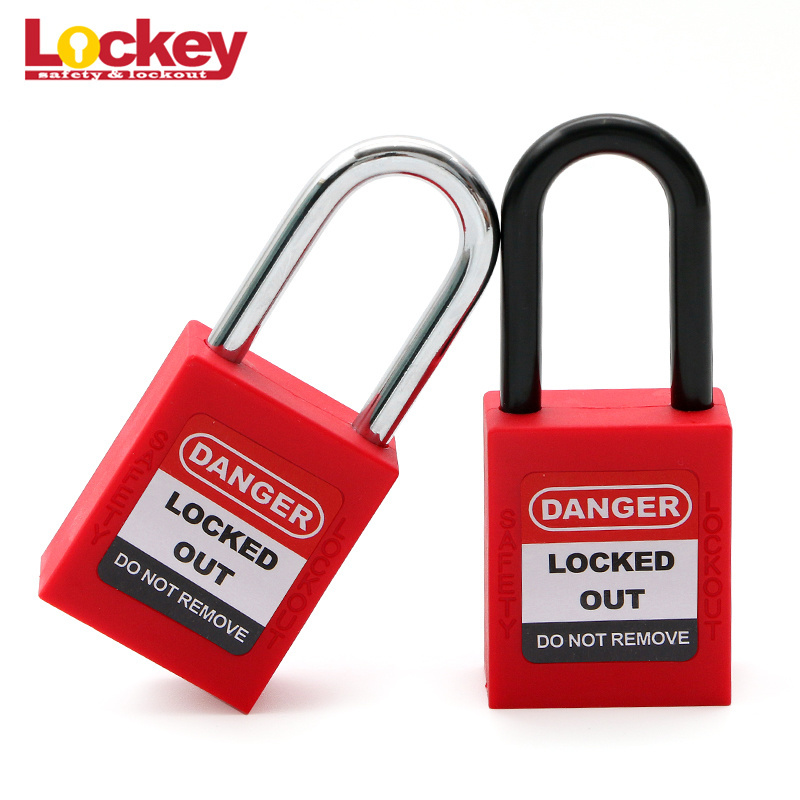 Security 38mm Shackle Pad locks Loto ABS Lockout Tagout Devices Safety Padlock