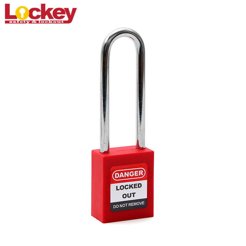 76mm Long Shackle Lockey Safety loto lock Lockout Tagout Padlock