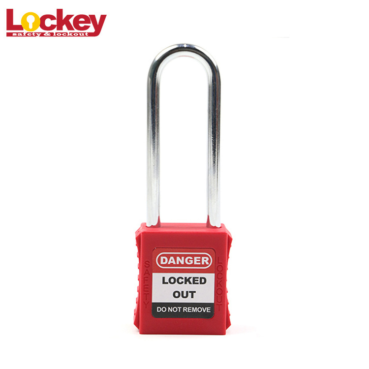 76mm Long Shackle Lockey Safety loto lock Lockout Tagout Padlock