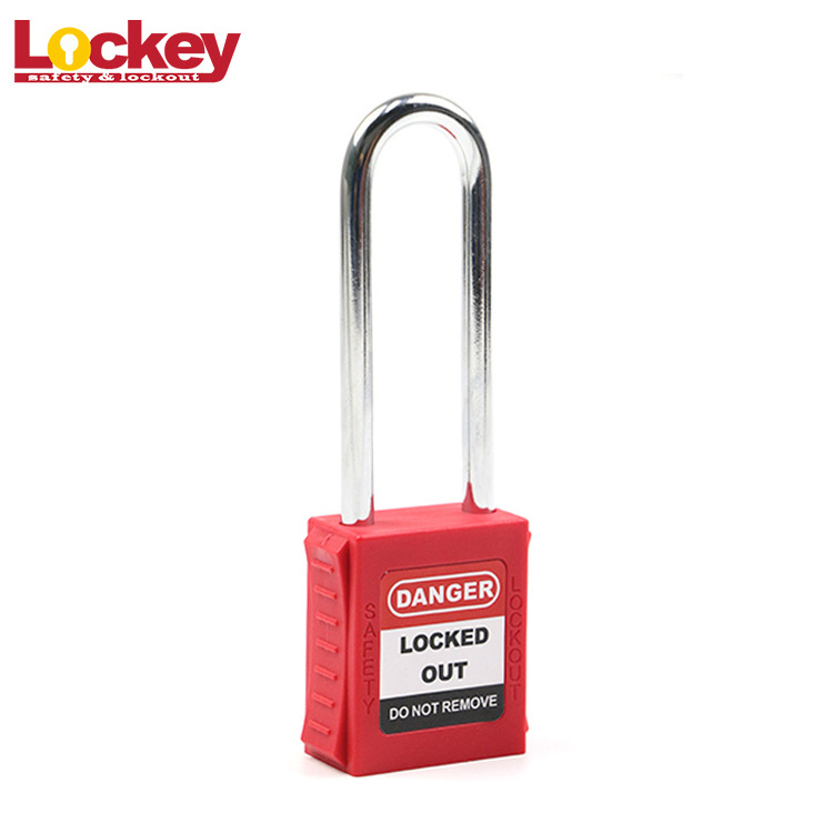 76mm Long Shackle Lockey Safety loto lock Lockout Tagout Padlock