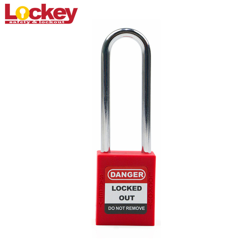 76mm Long Shackle Lockey Safety loto lock Lockout Tagout Padlock