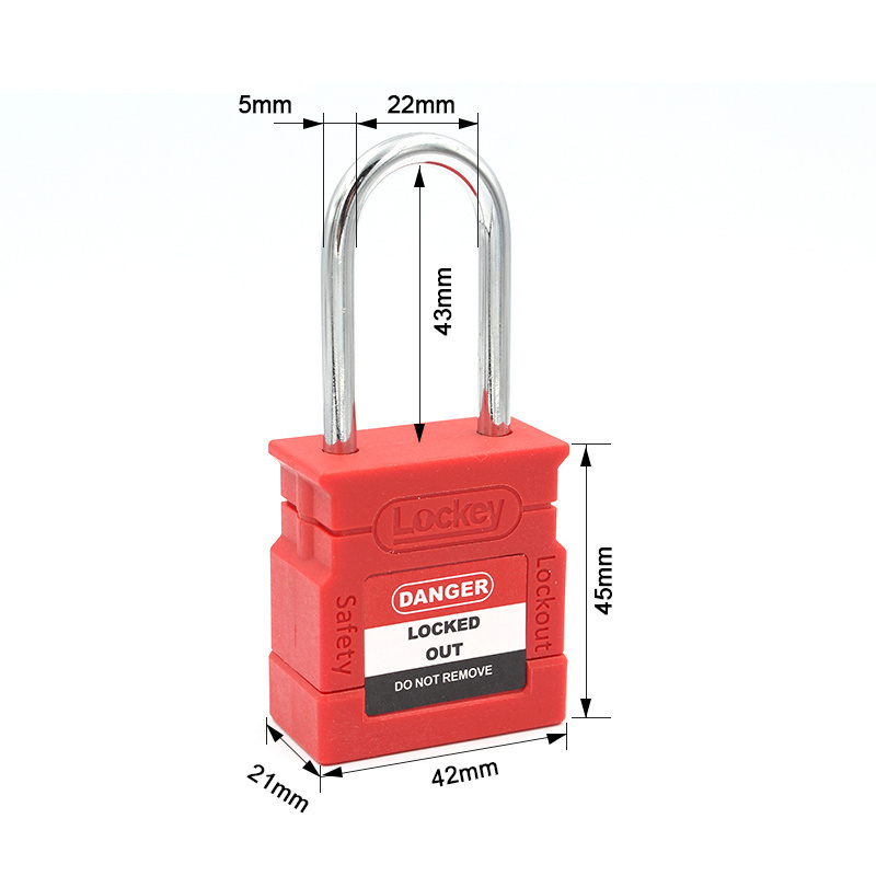 Factory Safety Brands 5mm Padlock Good Quality Pad lock Padlocks Lockout Master with Key