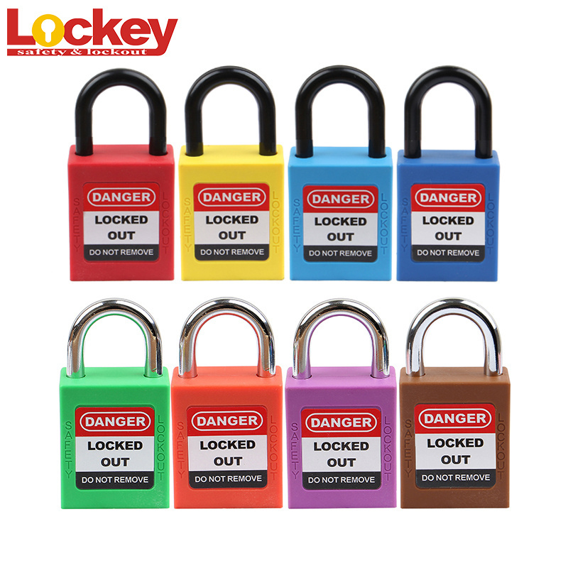 25mm Short Steel Shackle Loto Safety Padlock with Same Key with Different Key