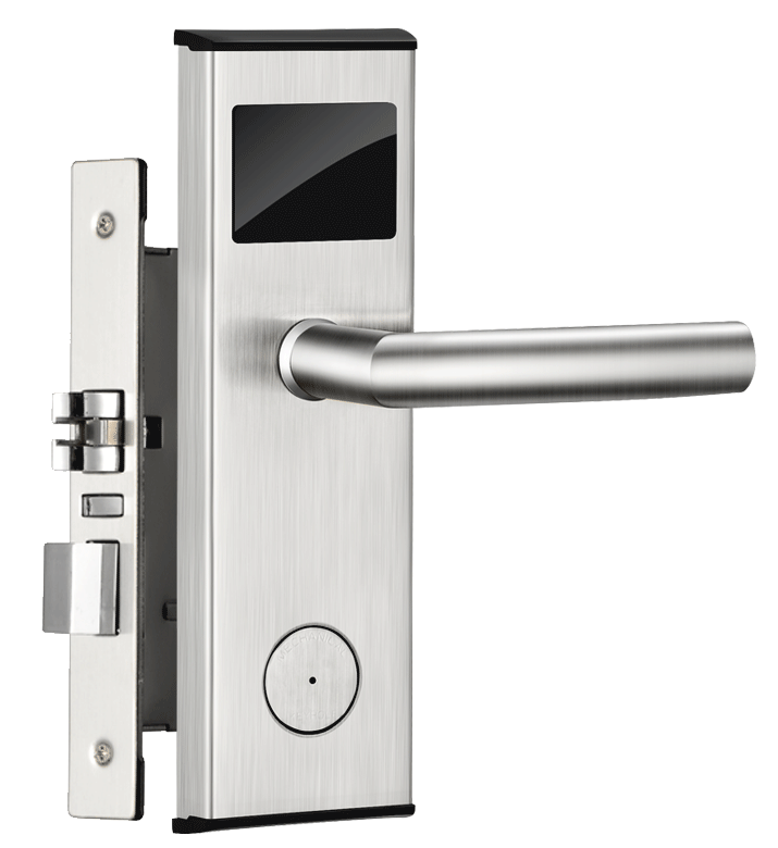 Hot-selling Stainless steel rfid card hotel  for wardrobe Unlock  Slide door lock with free hotel door lock system