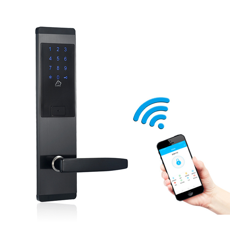 China wifi remote safe gate manufacturer TTlock app smart pin number keypad code combination keyless password digital door lock