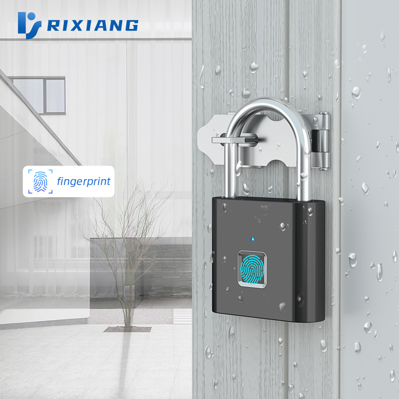 fingerprint locker Pad lock combination safety brass padlock practice smart fingerprint padlock security finger print padlocks