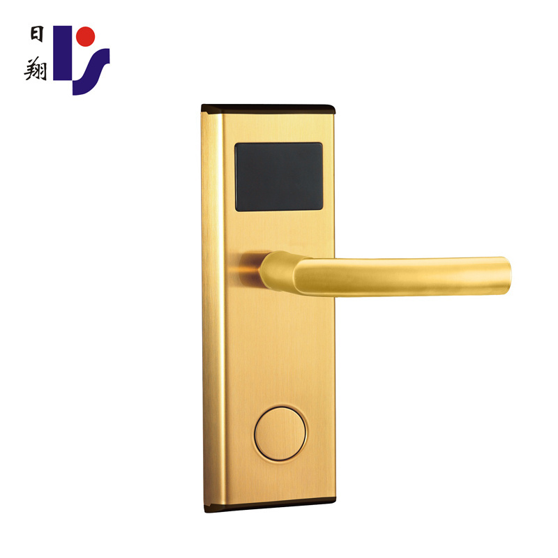 RF key card reader rfid intelligent wooden door locks system keyless electronic price manufacturer digital smart door hotel lock