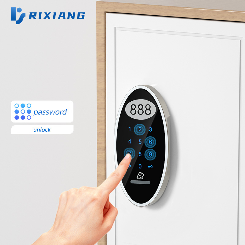 Zinc Alloy material digital magnetic password card lock for cabinet hiddenTorque Zinc Alloy Handle  Panels lock