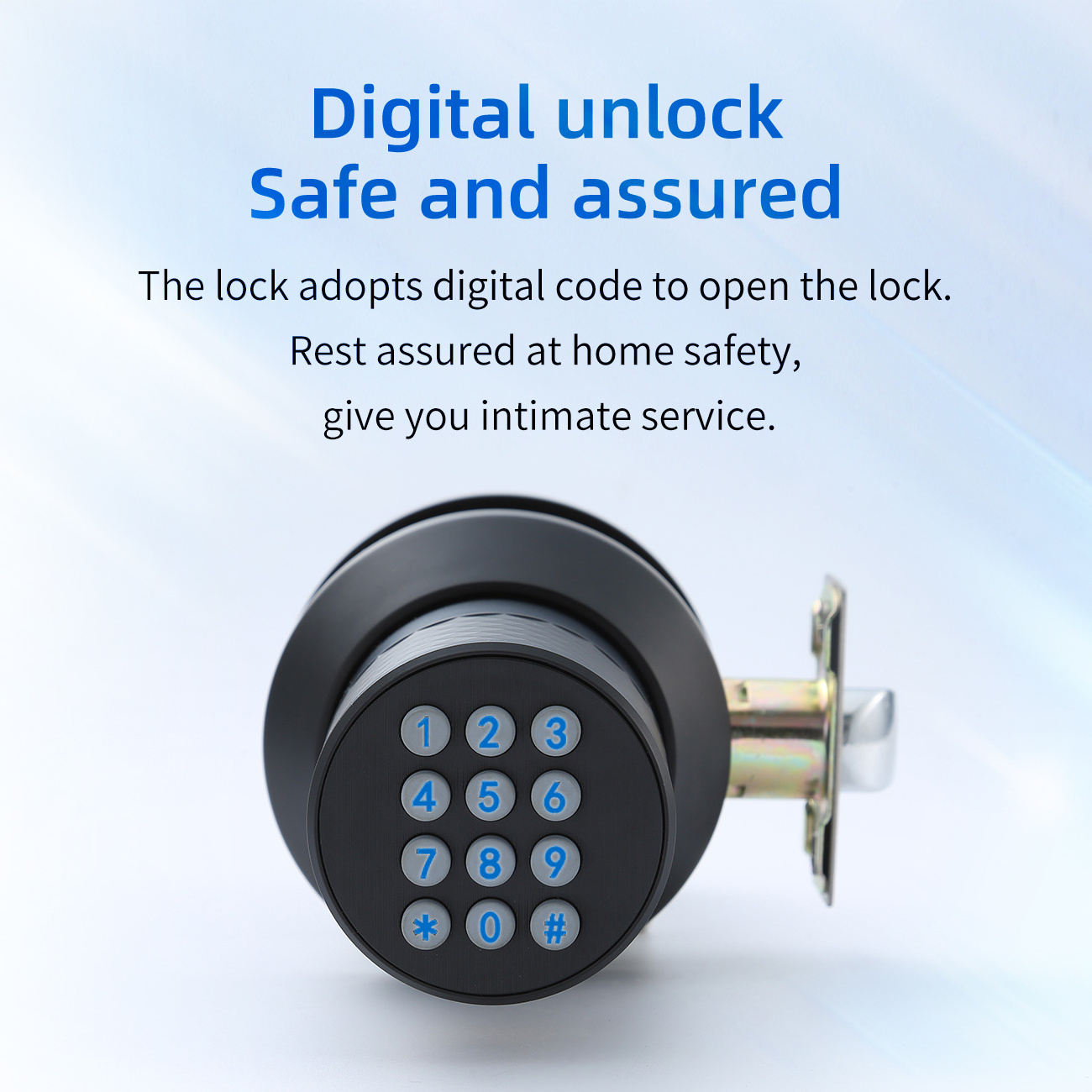 keyless entry door smart deadbolt key magnetic Pad lock box rfid intelligent Combination lock Smart door lock