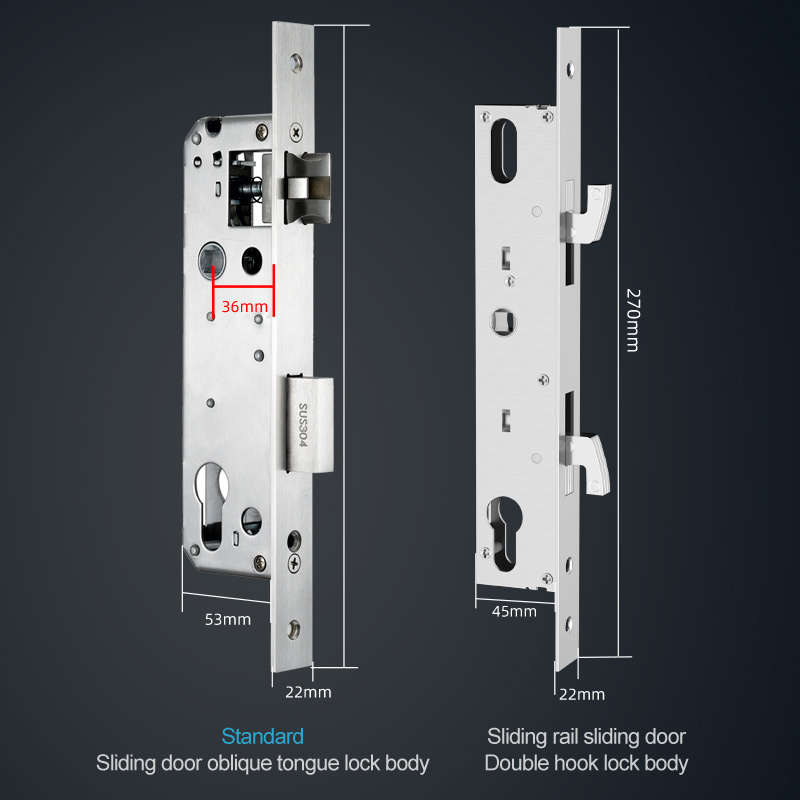 Aluminum Alloy Fingerprint lock Card TUYA APP waterproof Mechanical password dooroom laptop lock Key Unlock RFID  smart lock