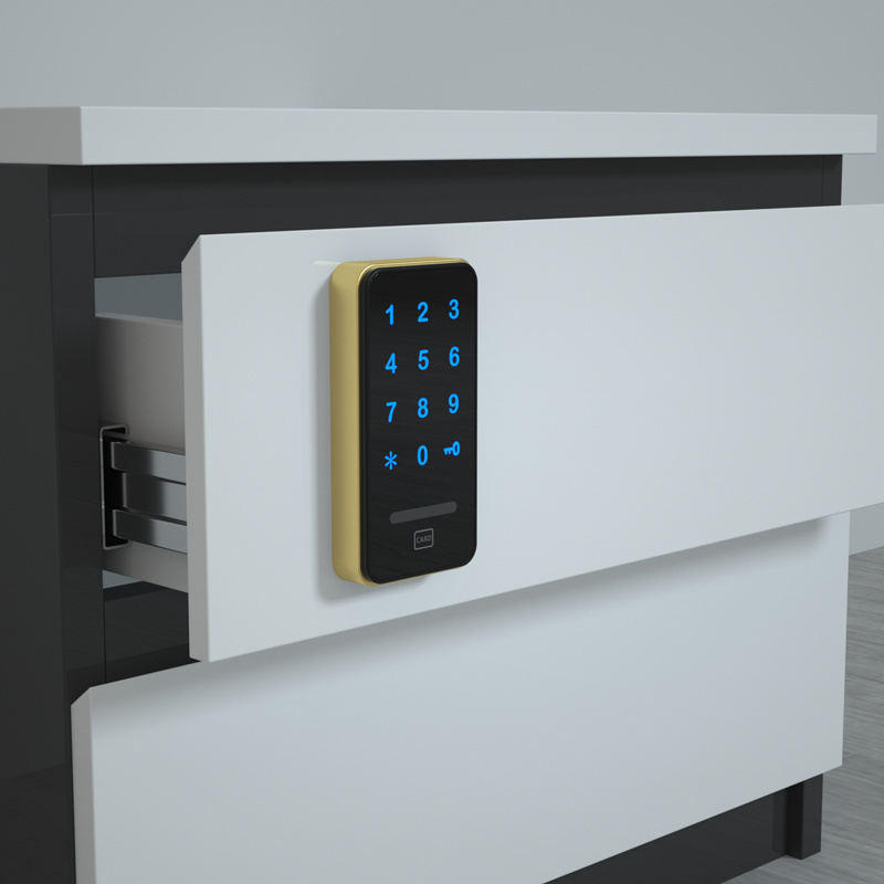 smart BLE APP cabinet lock Zinc Alloy Metal  Cabinet digital locker cable lock fingerprint bag Combination & Card locks