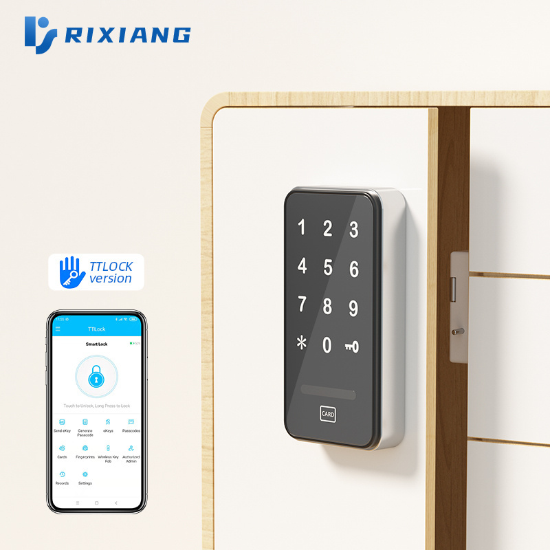 smart BLE APP cabinet lock Zinc Alloy Metal  Cabinet digital locker cable lock fingerprint bag Combination & Card locks