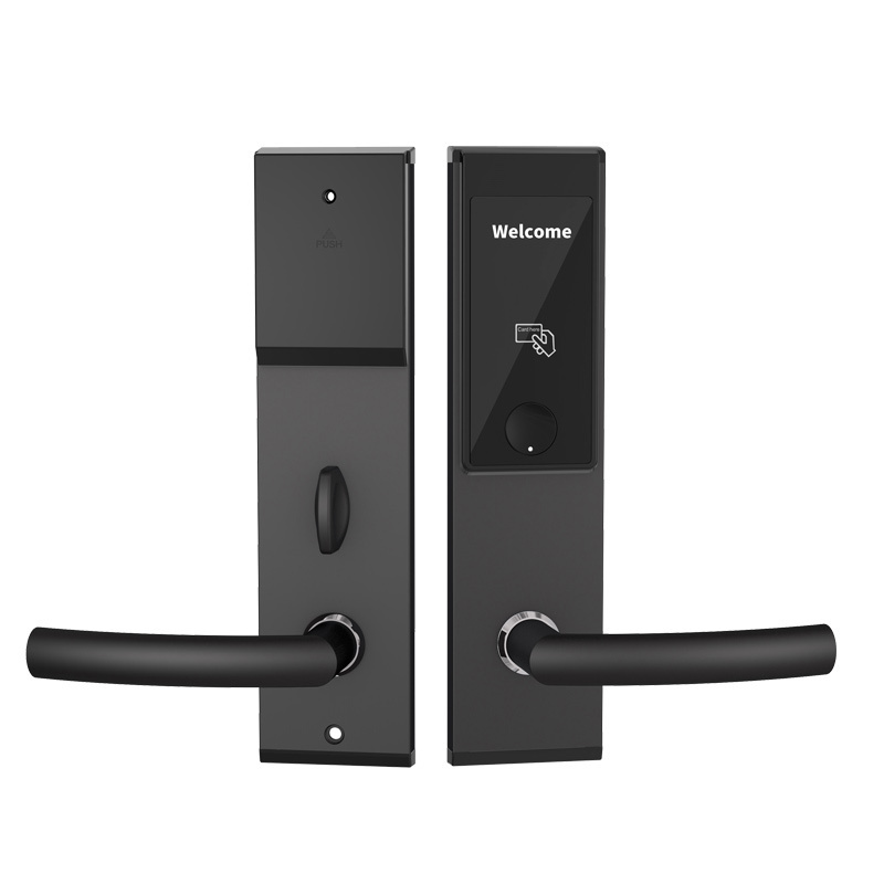 New design & high quality smart lock hotel door lock with hotel lock Sliding Cover Design system free software