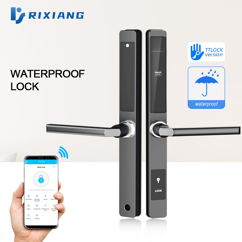 Induction waterproof electronic lock system card hotel rfid card key door lock hotel card reader door lock