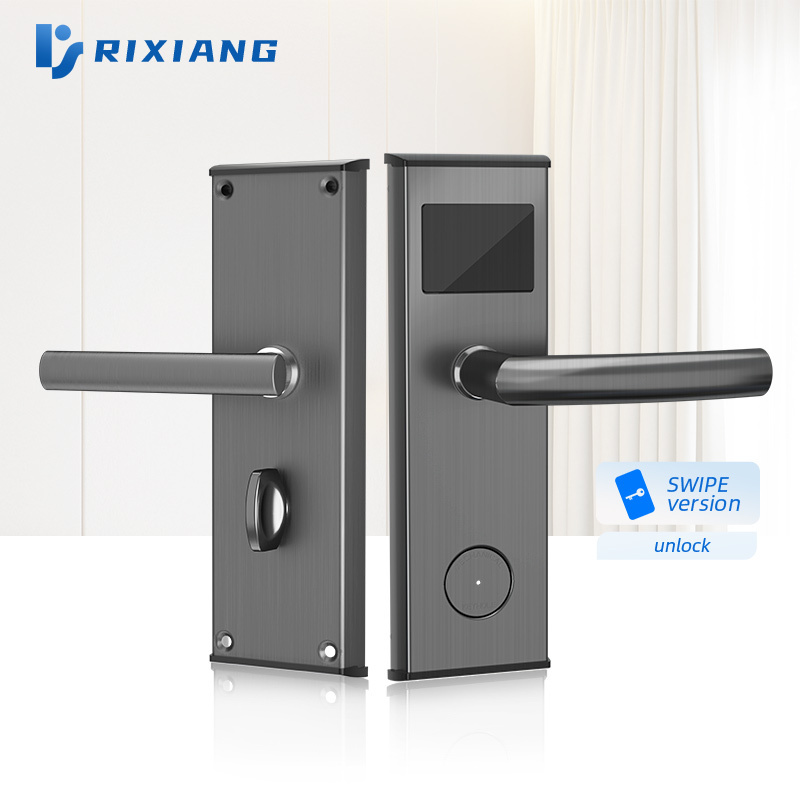 Hot-selling Stainless steel rfid card hotel  for wardrobe Unlock  Slide door lock with free hotel door lock system