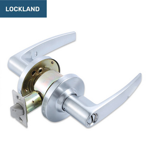 China Factory Commercial Cylindrical Locks Stainless Steel US26D Bedroom Bathroom Privacy Safe Door Locks Handle Door Lock Set